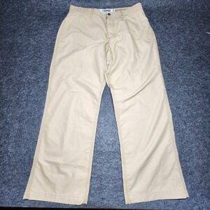 Mountain Khaki Mens Poplin Trail Pants Relaxed Fit Light Tan 36x30 Double Heel